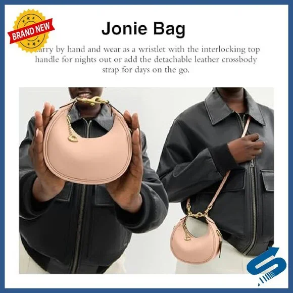 Washed Denim Shoulder Bag with Detachable Crossbody Strap - Picture 3 of 7